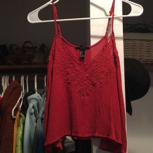 Red Forever 21 Tank Top